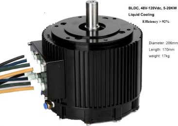 Permanent Magnet 10 kW BLDC Motor and Controller
