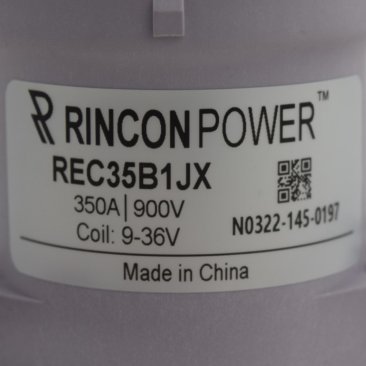 Rincon Power 900V 350A Contactor Coil 9-36V